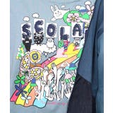 26周年スタート柄 チェック×デニム切替チュニック | ScoLar | 詳細画像8