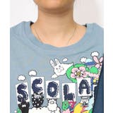 26周年スタート柄 チェック×デニム切替チュニック | ScoLar | 詳細画像9