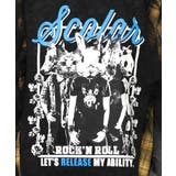 ロックなアニマル柄 異素材切替2WAYロンT | ScoLar | 詳細画像17 