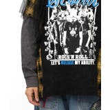 ロックなアニマル柄 異素材切替2WAYロンT | ScoLar | 詳細画像20 