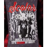 ロックなアニマル柄 異素材切替2WAYロンT | ScoLar | 詳細画像5 