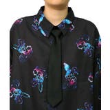 パチうさ×ラビル柄 ネクタイ付きシャツ | ScoLar | 詳細画像5 