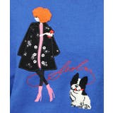 女の子とワンちゃん刺繍アップリケ ニットプルオーバー | ScoLar | 詳細画像18 