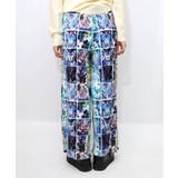 ネコパフェ・蝶柄 ベロアプリーツパンツ | ScoLar | 詳細画像18 