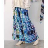 ネコパフェ・蝶柄 ベロアプリーツパンツ | ScoLar | 詳細画像8 