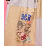 レトロ異素材バイカラーワークスカート | ScoLar | 詳細画像11 