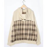 POP・チェック柄切替パーカー | ScoLar | 詳細画像9 