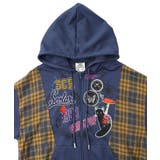 POP・チェック柄切替パーカー | ScoLar | 詳細画像15 