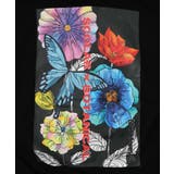 花蝶柄スカ子箔プリントロゴパーカー | ScoLar | 詳細画像13 