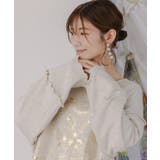 キノコ花柄箔プリント裏毛プルオーバー | ScoLar | 詳細画像8 