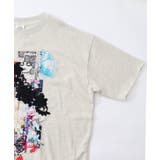 コラージュ柄 レース貼り付け裏毛チュニック | ScoLar | 詳細画像12