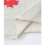 コラージュ柄 レース貼り付け裏毛チュニック | ScoLar | 詳細画像14