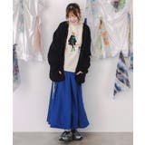 ミニ裏毛スカ子ロゴ ダブルジップカーディガン | ScoLar | 詳細画像1 