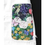 花ネコのアシメフリンジ アップリケデニムスカート | ScoLar | 詳細画像16 