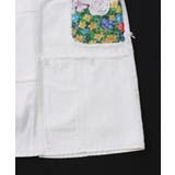 花ネコのアシメフリンジ アップリケデニムスカート | ScoLar | 詳細画像26 