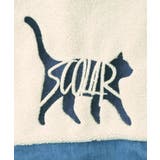 ネコ刺繍ボア×デニム異素材切替ブルゾン | ScoLar | 詳細画像12 