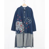 ひょっこりスカラーちゃん柄デニムシャツアウター | ScoLar | 詳細画像10 