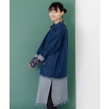 ひょっこりスカラーちゃん柄デニムシャツアウター | ScoLar | 詳細画像2 