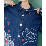 ひょっこりスカラーちゃん柄デニムシャツアウター | ScoLar | 詳細画像5 