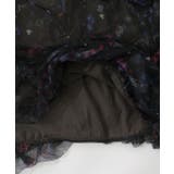 2柄展開タック入りチュールバルーンワンピース | ScoLar | 詳細画像15 