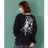 ひょっこりネコ×フリル付き 4WAYプルオーバー | ScoLar | 詳細画像4