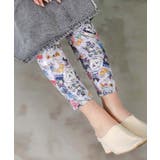 パープル | 3柄展開クラッシュベロアレギンス | ScoLar