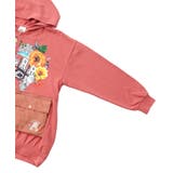 取り外し可能サコッシュ付き 花×ロゴパーカー | ScoLar | 詳細画像15 