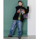 取り外し可能サコッシュ付き 花×ロゴパーカー | ScoLar | 詳細画像9 