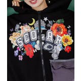 取り外し可能サコッシュ付き 花×ロゴパーカー | ScoLar | 詳細画像6 