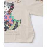 ネコ怪獣とチェック柄 切替裏毛プルオーバー | ScoLar | 詳細画像13 