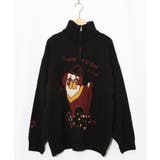 ブラック | かまって欲しいパグ ハイネックニットプルオーバー | ScoLar