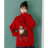 かまって欲しいパグ ハイネックニットプルオーバー | ScoLar | 詳細画像3 