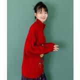 かまって欲しいパグ ハイネックニットプルオーバー | ScoLar | 詳細画像4 