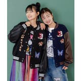 メルトン×合皮 異素材切替スタジャン | ScoLar | 詳細画像1