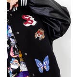 メルトン×合皮 異素材切替スタジャン | ScoLar | 詳細画像7