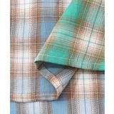 チェックと総柄のアシメパッチワークシャツ | ScoLar | 詳細画像15 