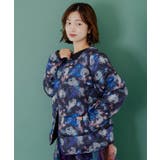 スカラーちゃん×宇宙×ネコ柄リバーシブル中綿ブルゾン | ScoLar | 詳細画像2 