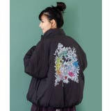 ブラック | スカラー柄展開 中綿シンサレートブルゾン | ScoLar