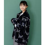 スカラー柄展開フランネル×タフタブルゾン | ScoLar | 詳細画像3 