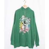 スカラーちゃんと時計と音楽柄裏毛チュニック | ScoLar | 詳細画像11 