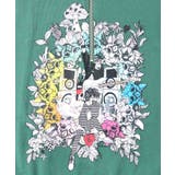 スカラーちゃんと時計と音楽柄裏毛チュニック | ScoLar | 詳細画像12 