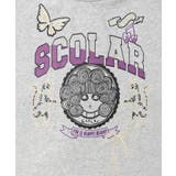 スカラーちゃん×トラ×蝶刺繍 ミニ裏毛プルオーバー | ScoLar | 詳細画像8 