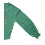 スカラーちゃん×トラ×蝶刺繍 ミニ裏毛プルオーバー | ScoLar | 詳細画像12 