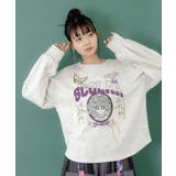 スカラーちゃん×トラ×蝶刺繍 ミニ裏毛プルオーバー | ScoLar | 詳細画像2 