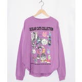 パープル | スカラーネココレクションロンT | ScoLar