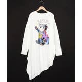 オフホワイト | ネコ怪獣アシメワンピース | ScoLar