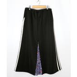 ブラック | 仲宗根泉(HY)コラボ 柄切替ジャージスカート | ScoLar