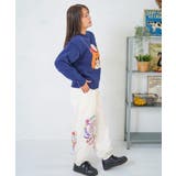 ポップ柄裏フリースあったかナイロンパンツ | ScoLar | 詳細画像10 