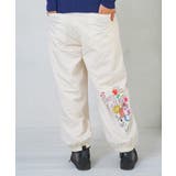 ポップ柄裏フリースあったかナイロンパンツ | ScoLar | 詳細画像12 