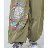 ポップ柄裏フリースあったかナイロンパンツ | ScoLar | 詳細画像14 